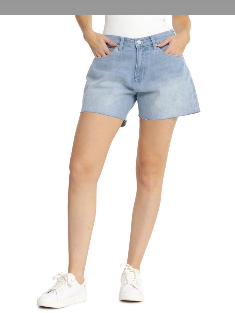 DU/ER Midweight Performance Denim Shorts High Rise Size 30 NWT